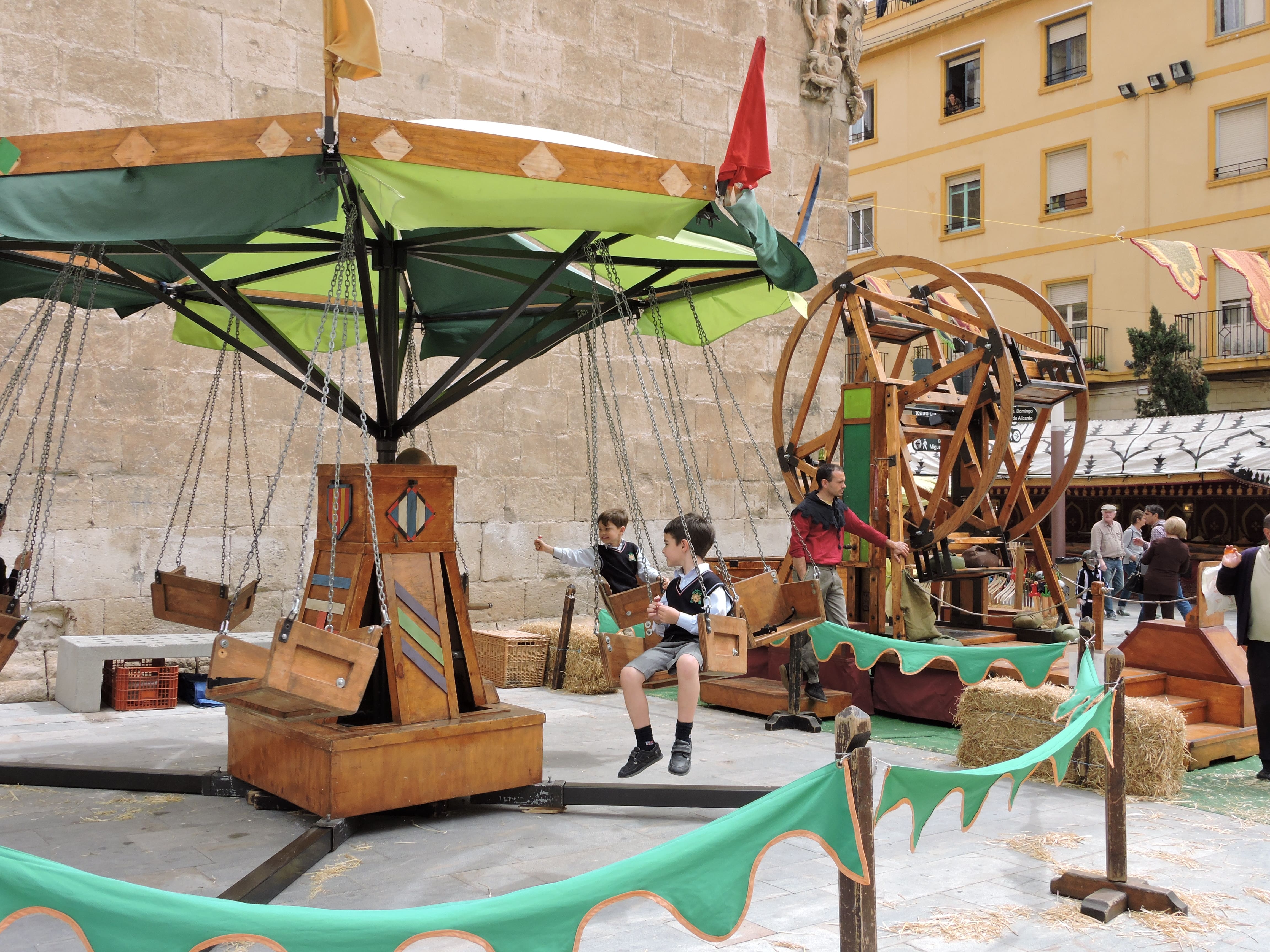 Ambientación medieval en las calles de Orihuela