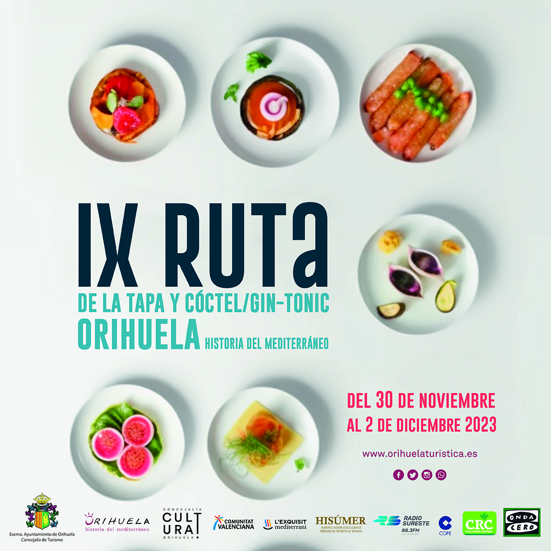 IX Ruta De La Tapa Y C ctel Gin tonic Turismo Orihuela